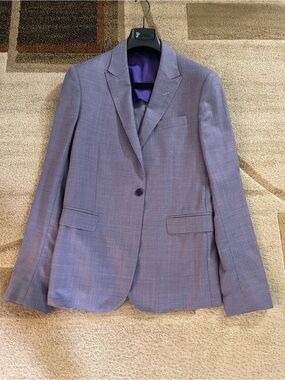 Versace Lavender Single-Breasted Men's Blazer